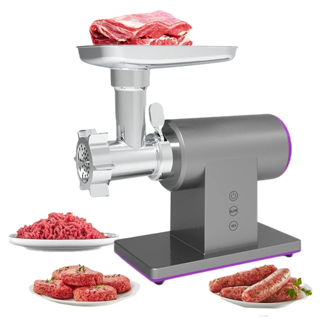 

Factory Direct Sales Multifunctional Meat Mincer Electric Meat Grinder Sauage Stuffer Speed Adjustable Chicken Meat Grinder