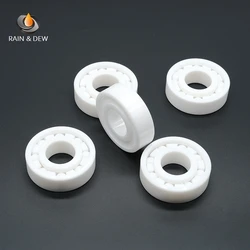 1Pcs 6205 Full Ceramic Bearing ZrO2 25*52*15 mm 6200 6201 6203 6204 6000 6001 6002 6003 6004 6005