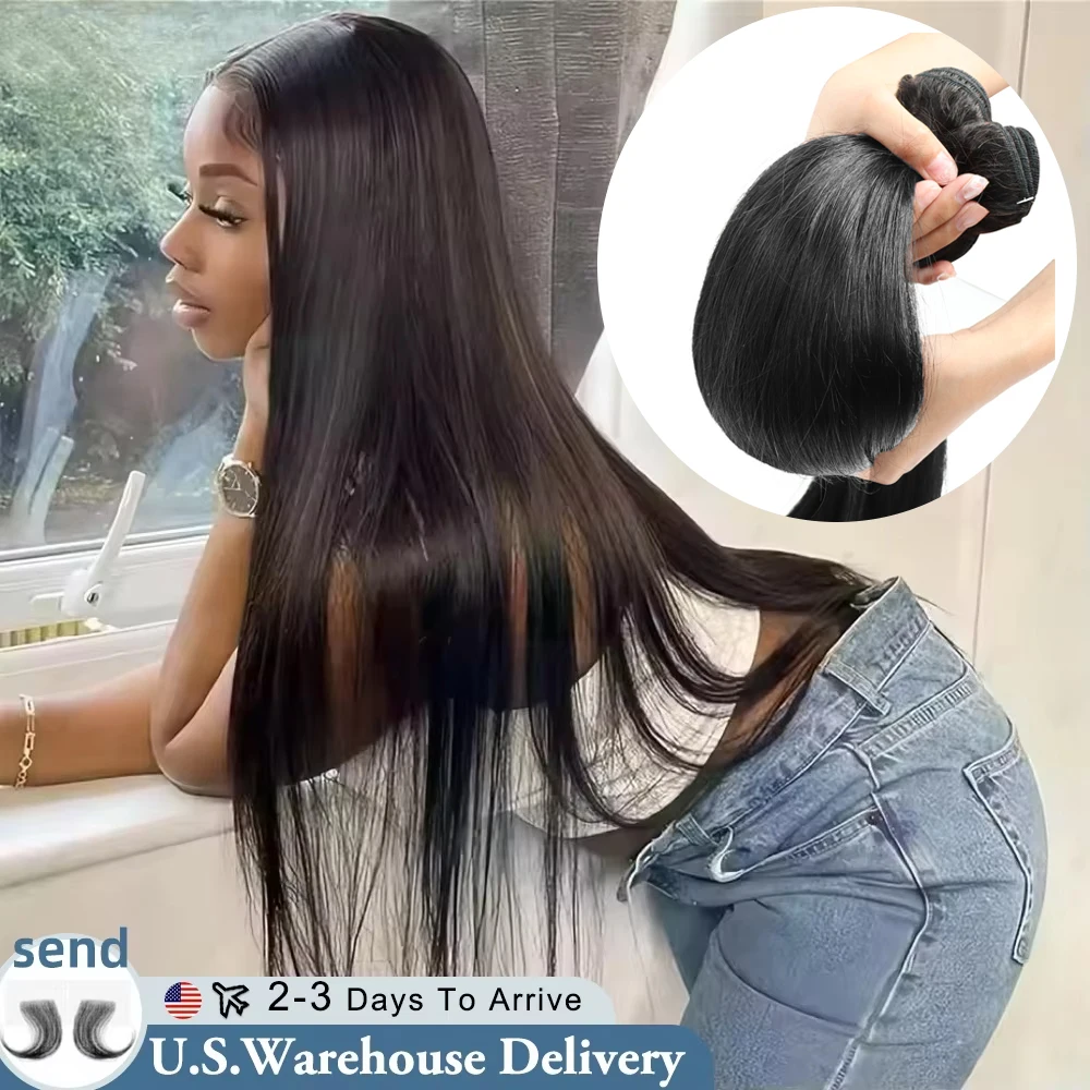 30 40 بوصة حزم من شعر طبيعي مفرود 16A 100% حزم الشعر البشري غير المجهزة 1/4/5/6 قطعة البرازيلي ريمي الشعر الخام نسج حزم