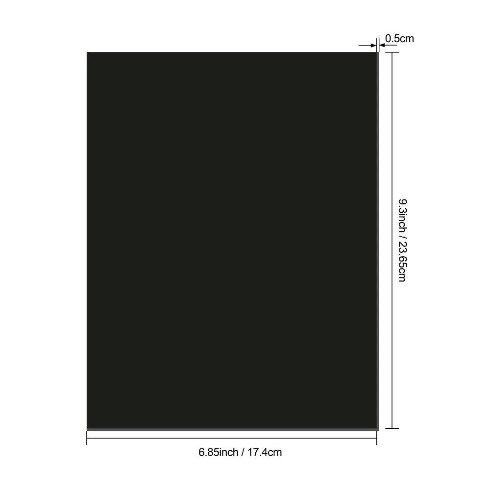 0,5 mm gumowe miękkie, mocne arkusze magnetyczne do przechowywania matryc i kieszeni do przechowywania matryc Koperty Torby organizacyjne 7,6 x 9,4