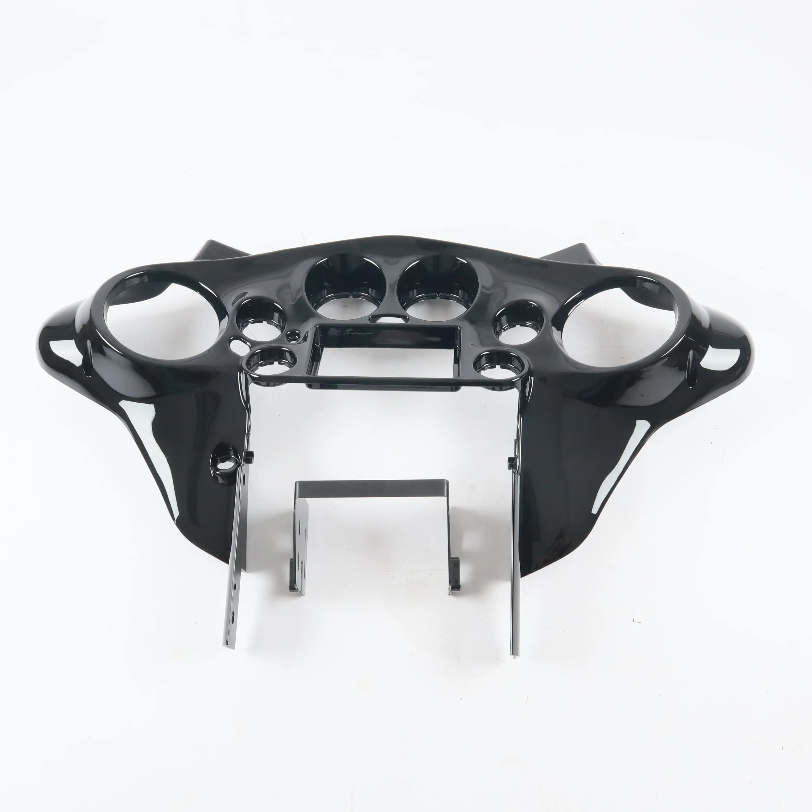 2026 Vivid Black Double DIN لـ 1998-2013 مجموعة هدايا داخلية للدراجات النارية