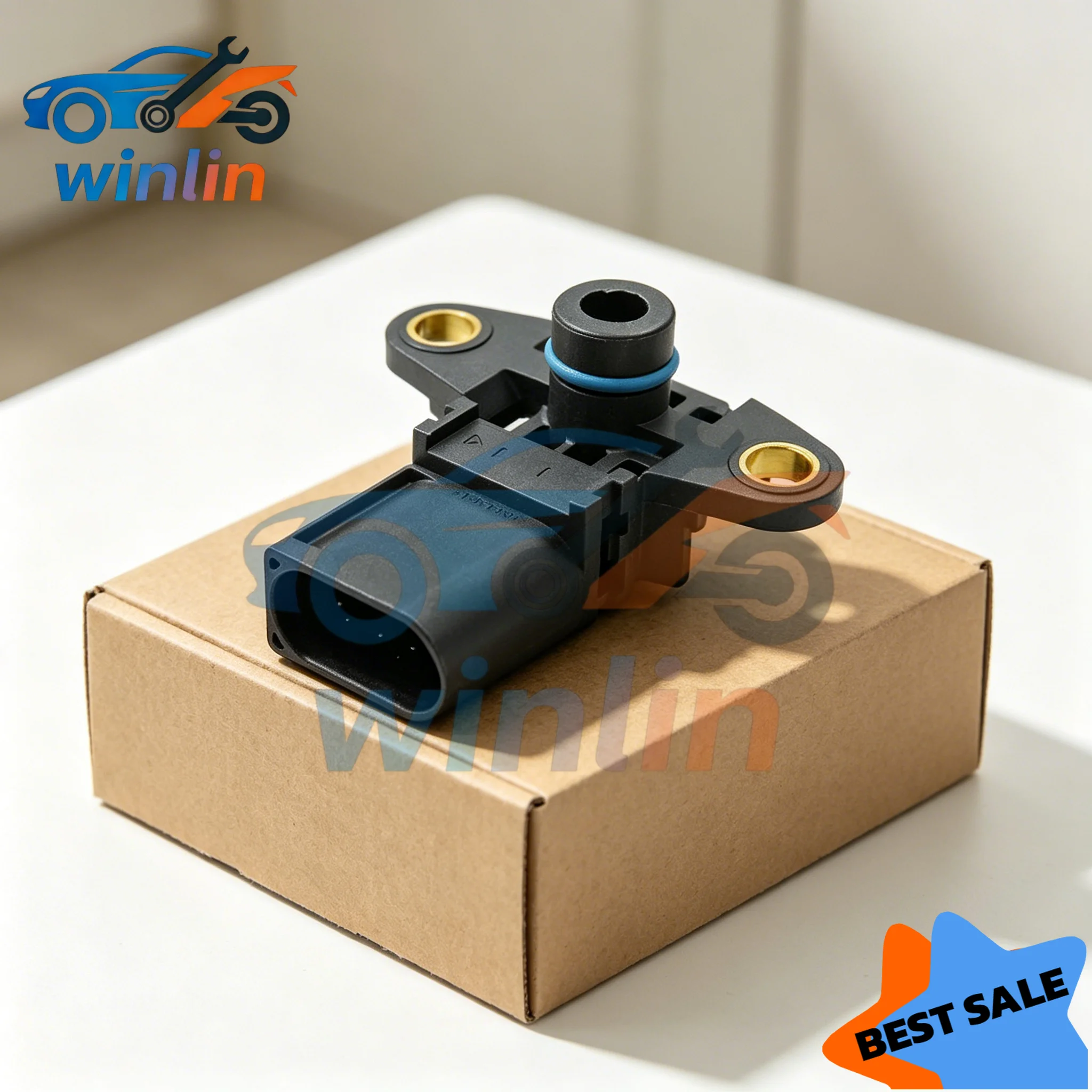 

1005012537 MAP Sensor For BMW 128i 328i 528i 650i 750i X3 X5 M5 M6 Z4 3.0L 4.8L New