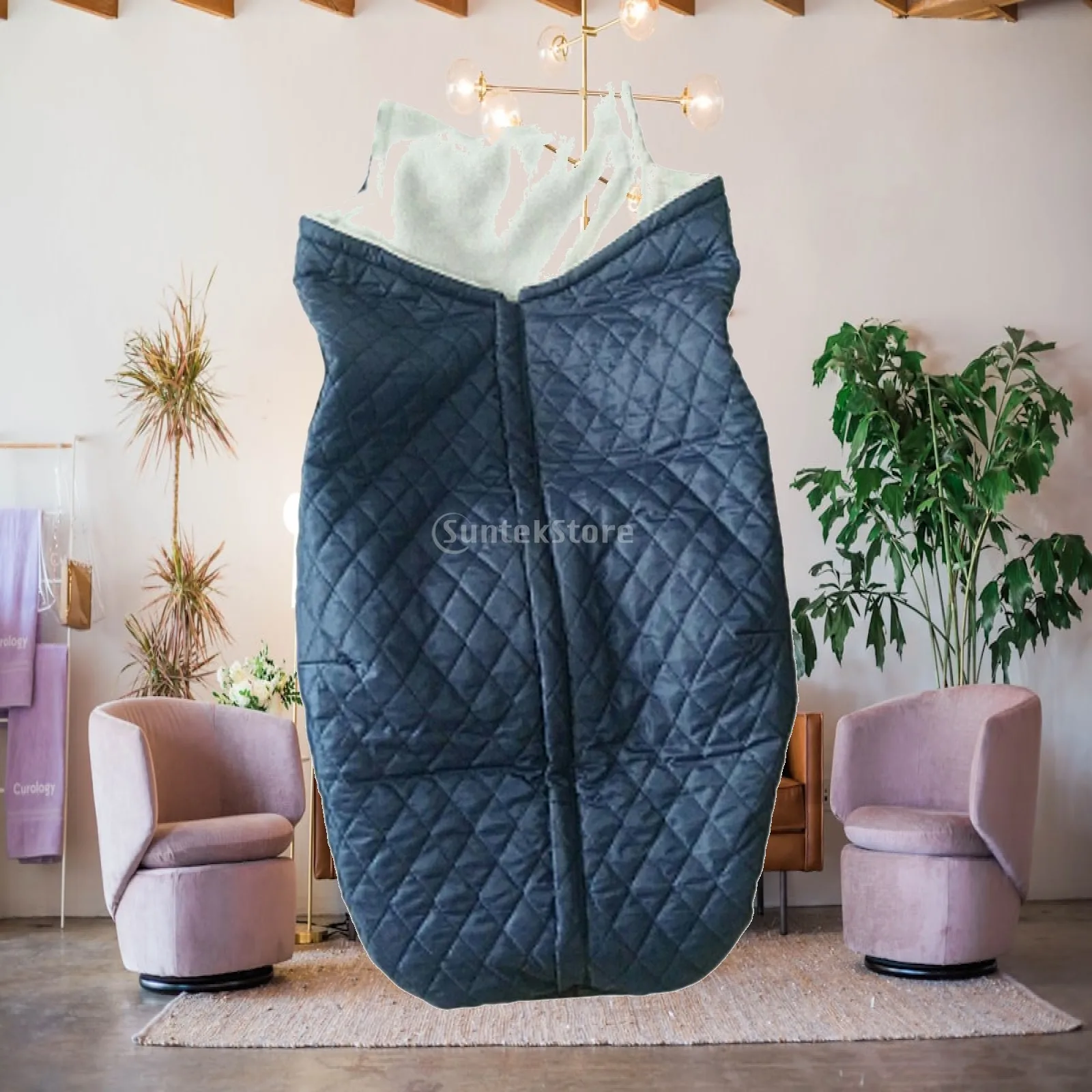 Warmer Blanket Plush Arctic Velvet Leg Cover Windproof Sleep Bag Accessory for Manual Users in Winter