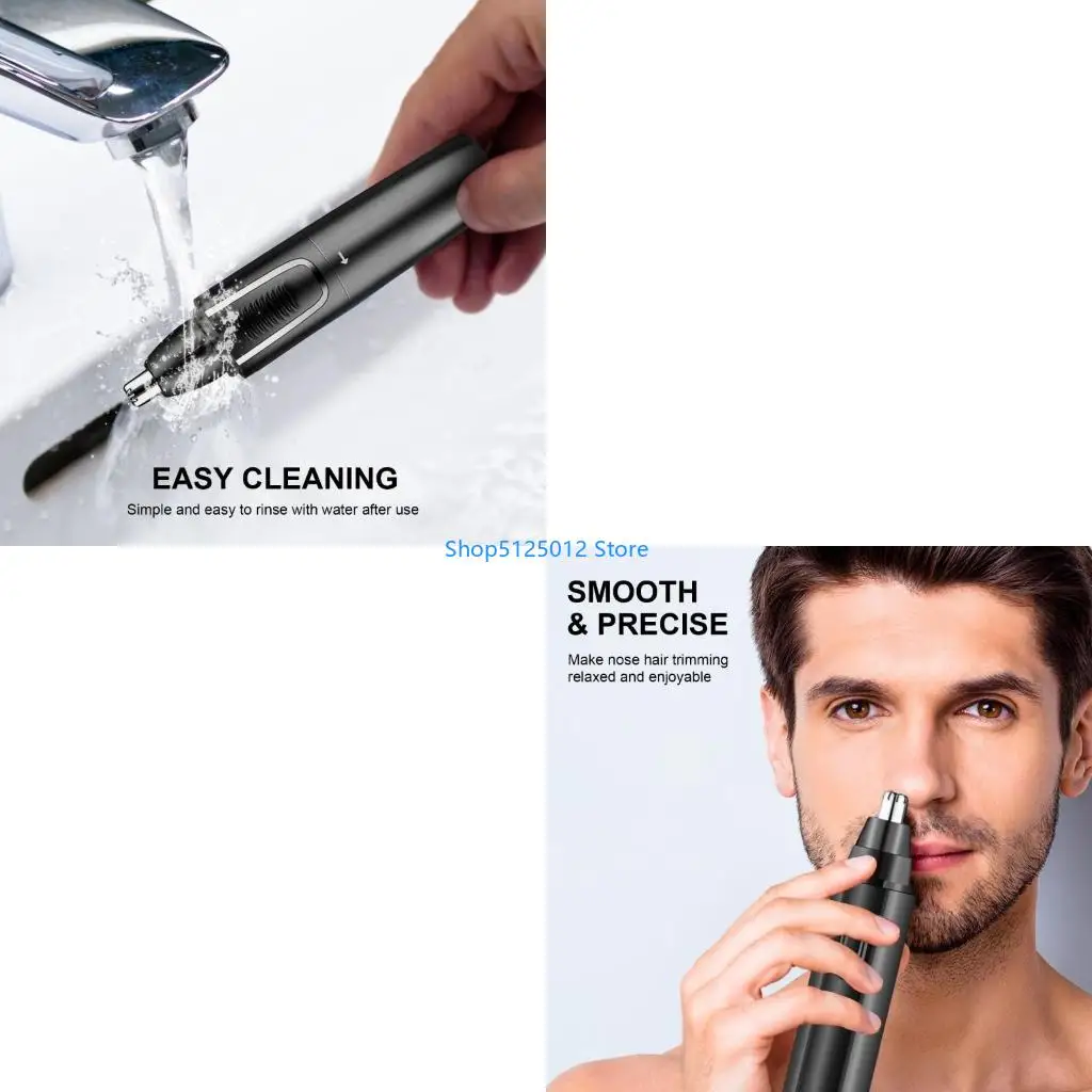 

G8TC Моющиеся электрические бритвы для носа Эффективные бритвы для волос в носу Устройство для удаления волос с текстурой для и