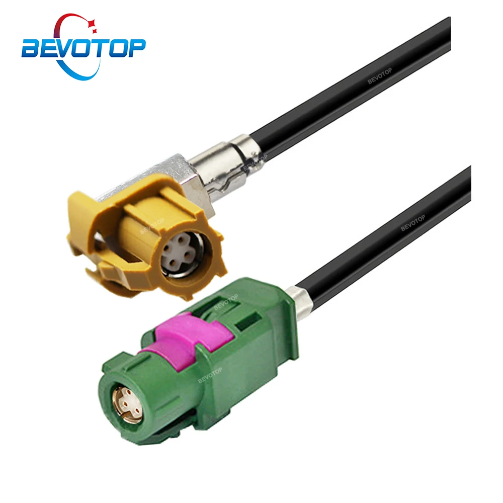 BEVOTOP VW Audi HSD CABLE Code E to K Screen MMI AMI CARPLAY Virtual Cluster LCD Instrument installation Install Harness Wire