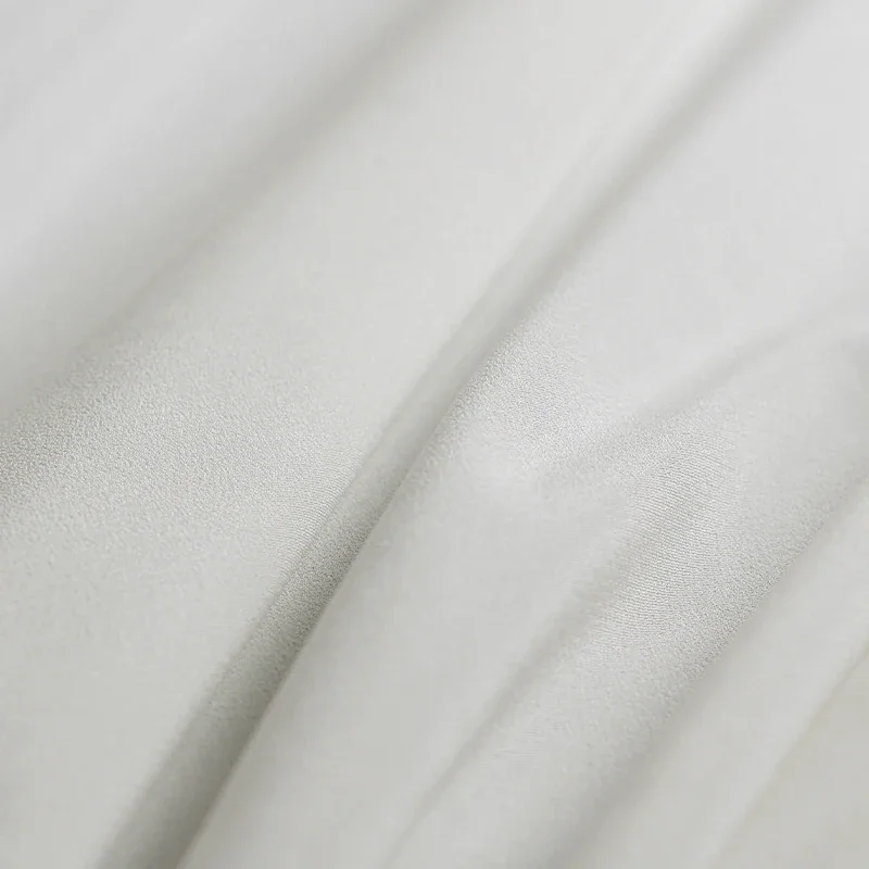 Redraspberry 140cm 20momme white silk ghost crepe Fabrics Garment Material Summer Women Dress Sewing DIY Clothing Freeshipping