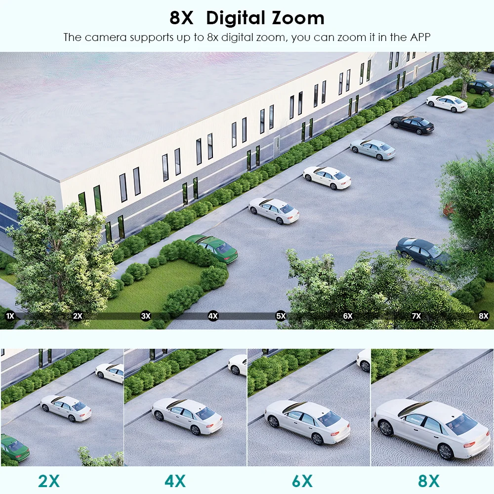 BESDER 4K 8MP PTZ WiFi Dual Lens Camera 8X Digital Zoom AI Human Detect 4MP P2P Wireless Outdoor CCTV Security IP Camera iCSee