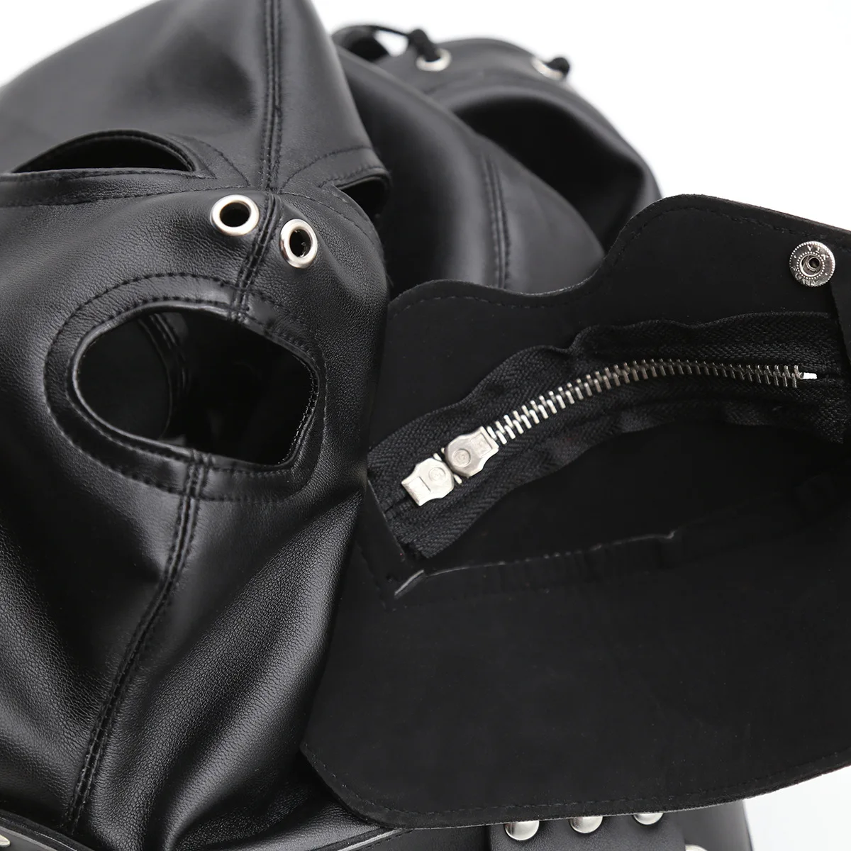 Juguetes sexuales BDSM de bondage y sujeción para parejas, máscara de cabeza completa para juegos de rol sexys, máscara fetiche para hombre.