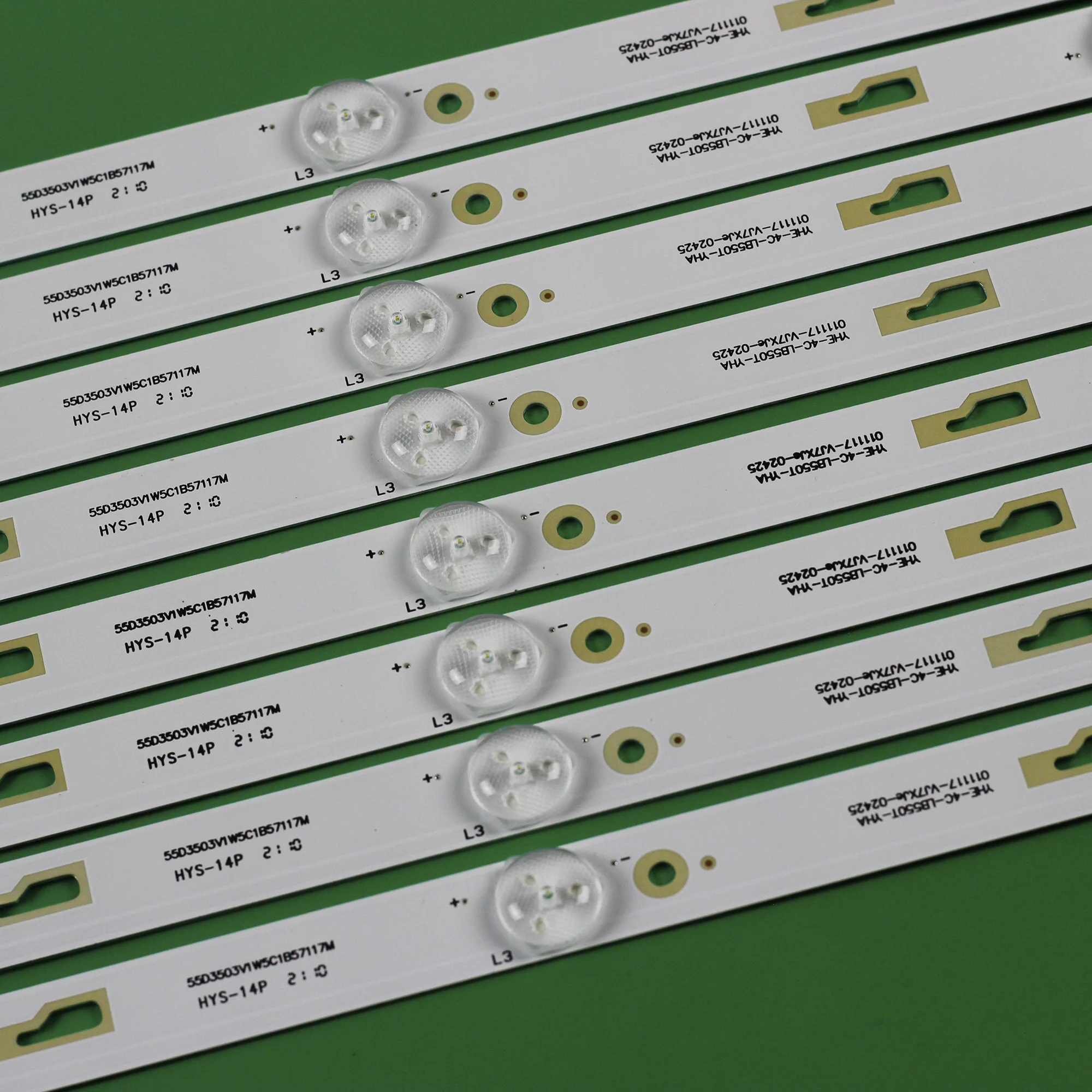 LED Strip 5 Lamp For 55L2600C 55U36EBC 55L26CMC 55D1600 55GA1600 T C L_ODM_55_D1500_8*5_3030C LVF550CSDX YHF-4C-LB550T-YHA
