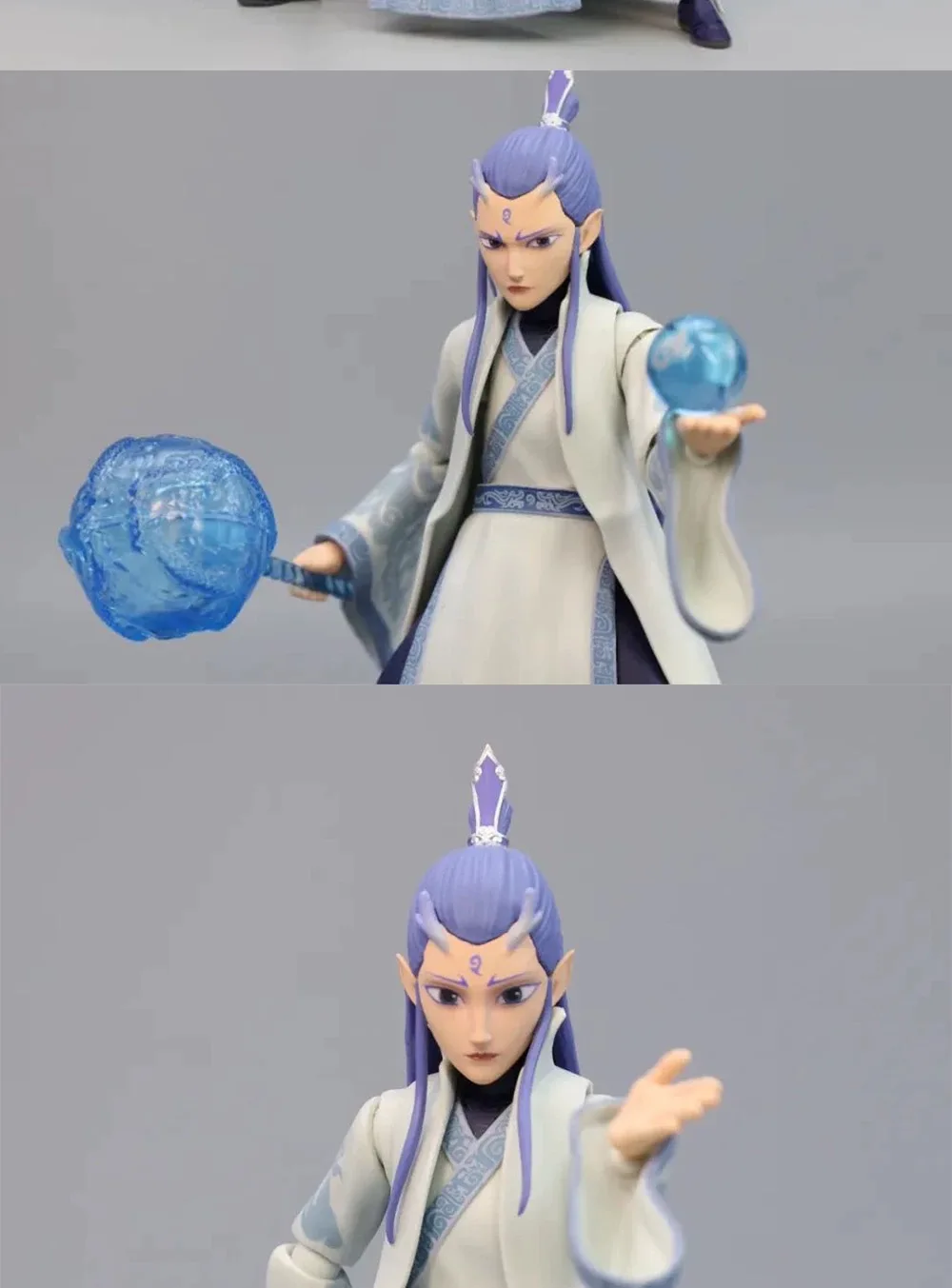 Echter Bandai SHF Ao Bing Nezha 2025-Film Nezha's Demon Boy Haunting the Sea. Echte Version kann auf Lager 18 cm durchgeführt werden