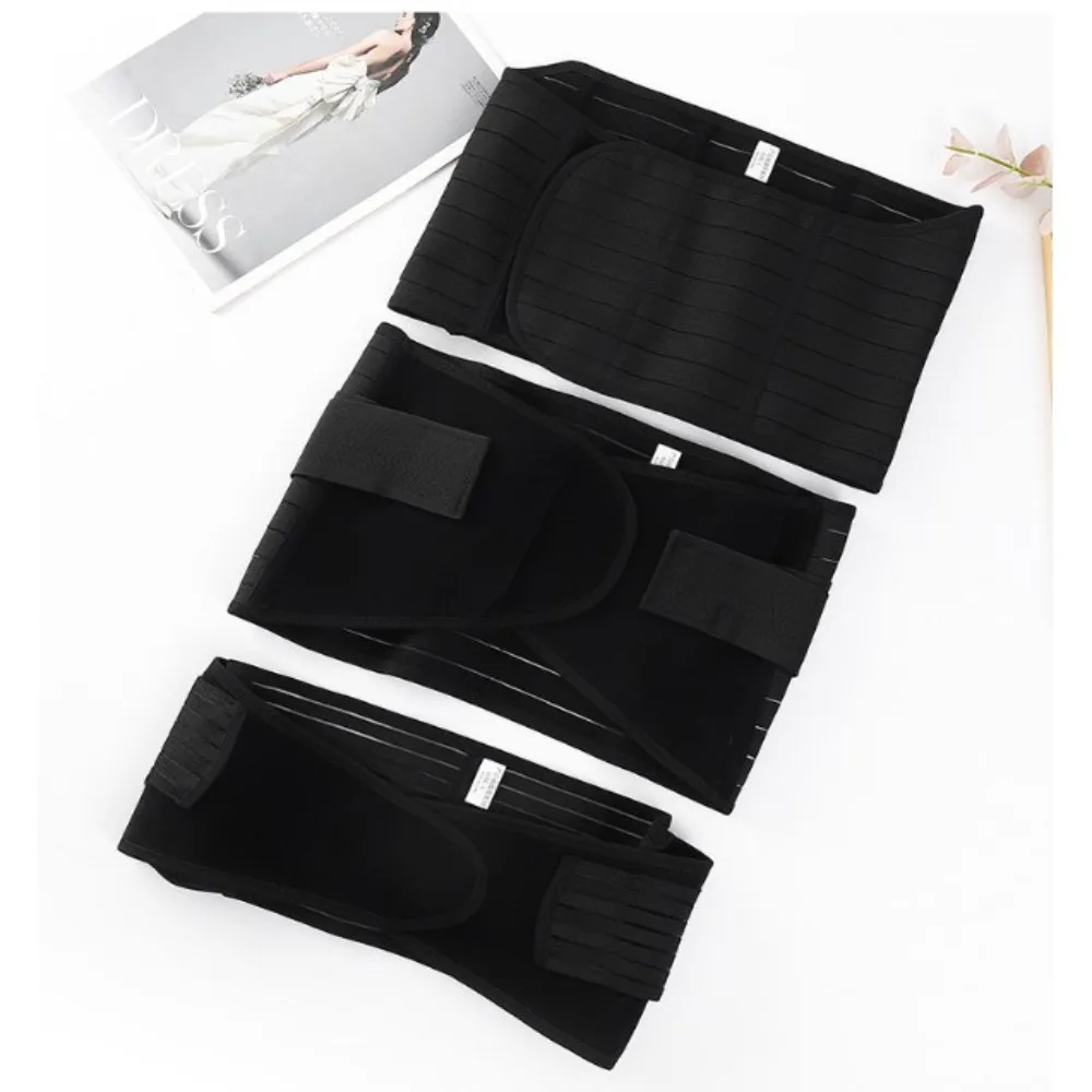 3 قطعة تنفس بعد الولادة حزام وسط بعد الولادة مشد الحوض حزام التفاف قابل للغسل ملابس داخلية بعد الولادة حزام بطن محدد شكل الجسم