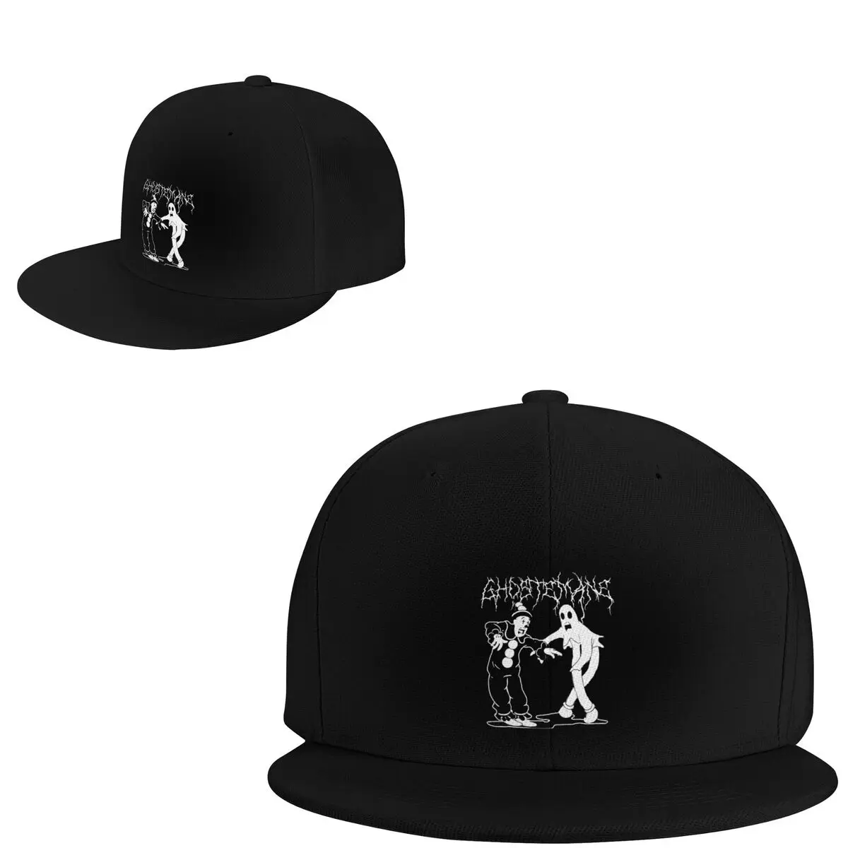 Summer Ghostemane Music Vaporware Rappers Hip Hop Baseball Cap for Men Women Snapback Cap Ghost Hip Hop Daily All Seasons