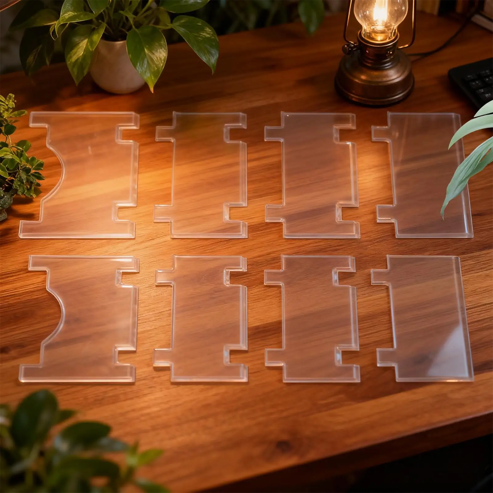 فاصل حائط للسرير 2 قطعة يمنع الانزلاق مانع فاصل حائط أكريليك للأثاث لطاولة كرسي بلاط الأرضيات الصلبة