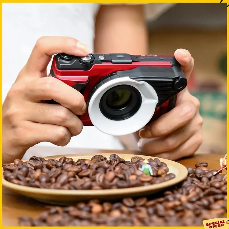 Difusor de flash A24P FD-1 para Olympus Tough TG-7 TG7 TG-6 TG6 TG-5 TG5 TG-4 TG4 TG-3 TG3 TG-2 TG2 TG-1 TG1 Macro Fotografia