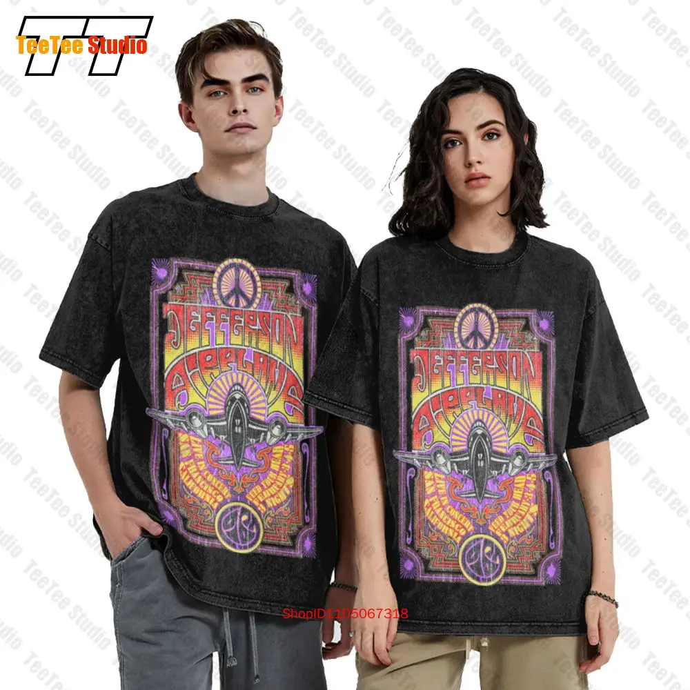 

Футболка Jefferson Airplane Live In Concert с винтажным собственным дизайном GVZT