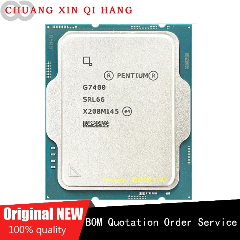 

For Intel Pentium G7400 3.7 GHz Used Dual-Core 4 threads 10NM L3=6M 46W LGA 1700 CPU Processor