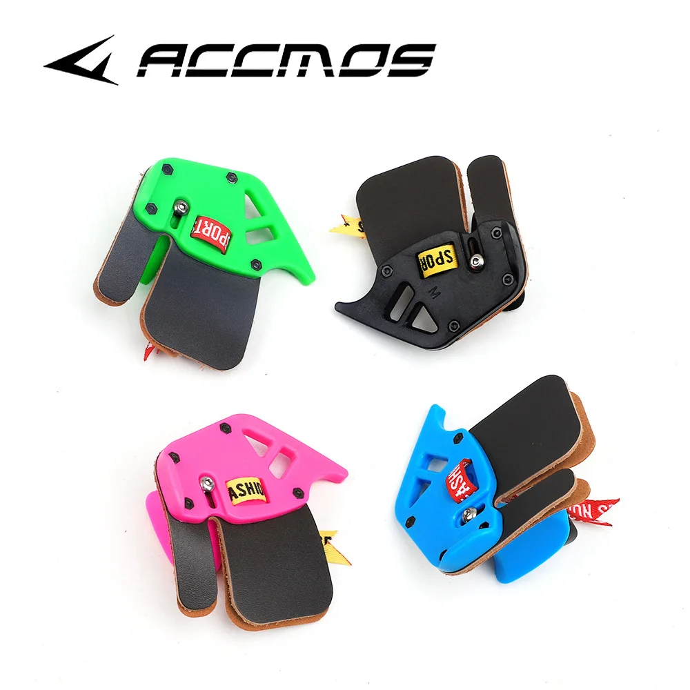 Anti-curve Archery Protective Finger Grip Protecting Fingers Palm XS/S/M/L Finger Tab Protection For Beginner and Children