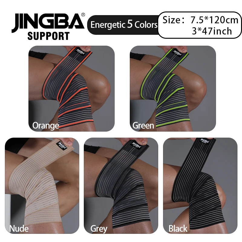 1PCS High Elastic Bandage Knee Support Pads Leggings Kneepad Anti-sprain Medical Protective Gear Warm Running Outdoor Sports