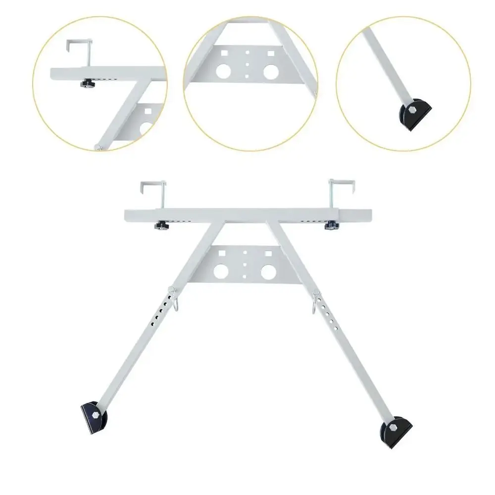 

Adjustable Ladder Stabilizer Anti-Slip Rubber Feet Tool Storage Space Extension Ladder Standoff Stable Easy To Install