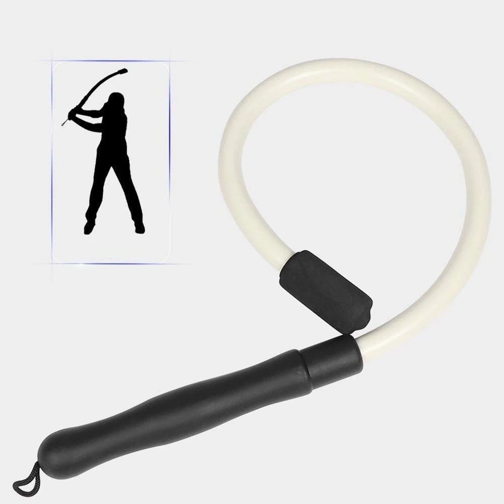 1 Pcs Warm Up Tempo Strength Golf Swing Trainer Training Practice Tool Equipment Golf Swing Stick Alignment Guide Black