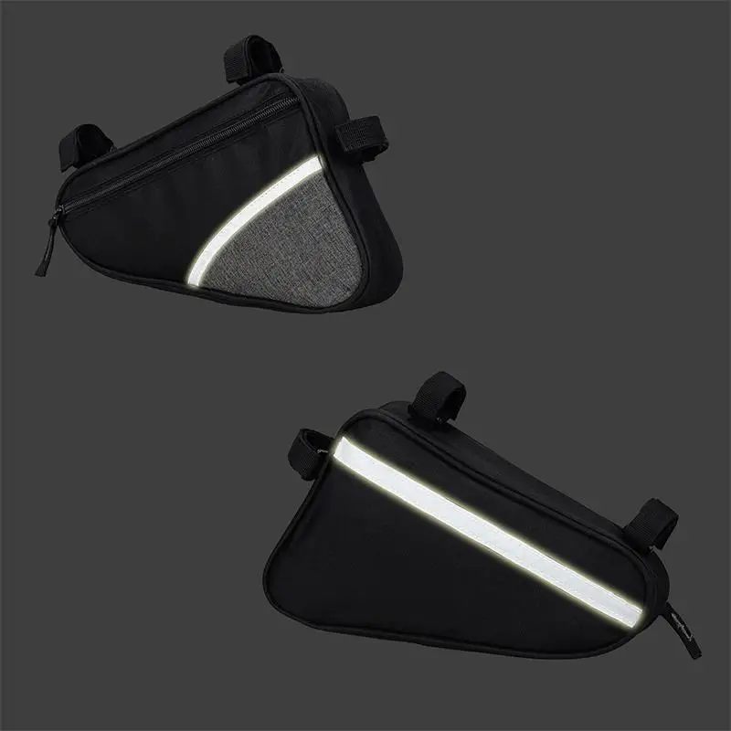 【OD】Waterproof Triangle Front Bike Bag Compatible With Mountain And Road Bikes Handlebar Mounted Anti-Splash Cycling Storage
