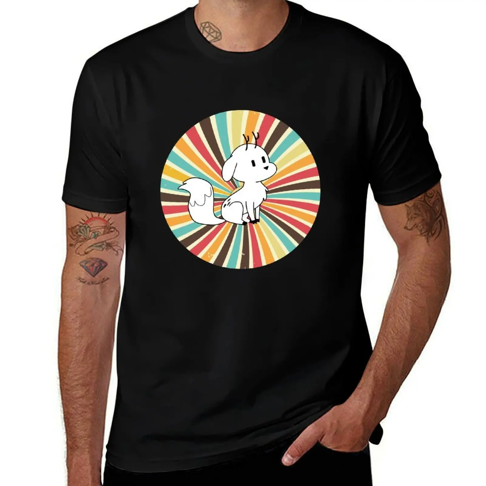 

DEERFOX-Hilda and Twig T-Shirt t shirt for man 100 percent cotton cotton tshirt 100% T-Shirt