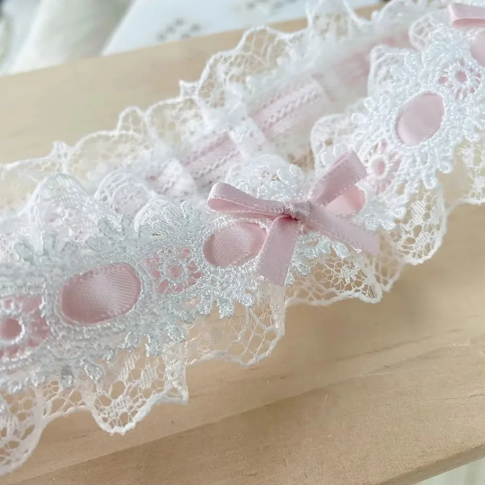 Zarte DIY-Spitzenbesatzbänder, handgefertigter Stoff, Geschenkverpackung, Kleid, Nähzubehör, Basteln, Schleife, dekorativ