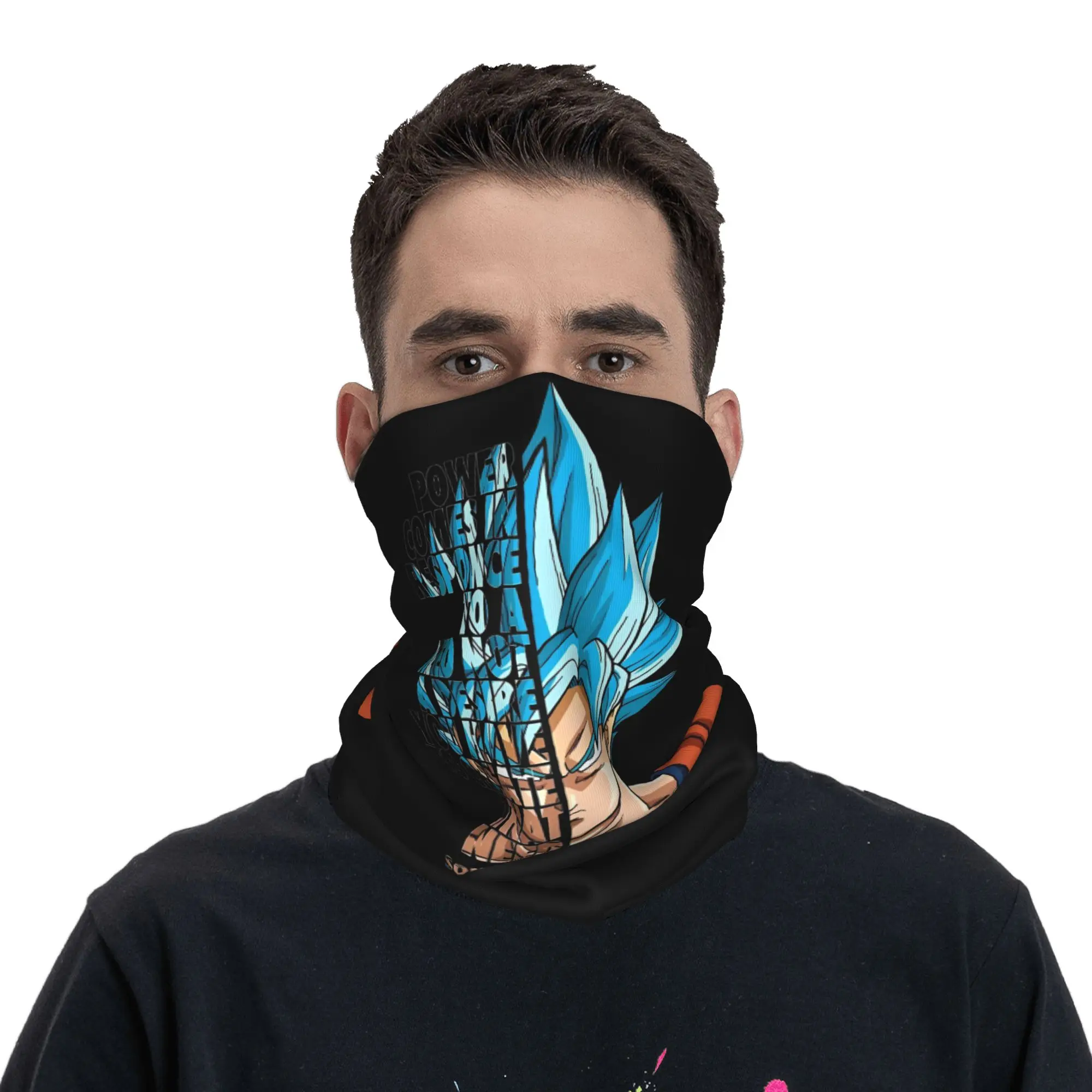 dragonball dragonballz dbz Mask Scarf Accessories Neck Cover  Bandana Multifunctional Riding Face Mask for Men Women Breathable
