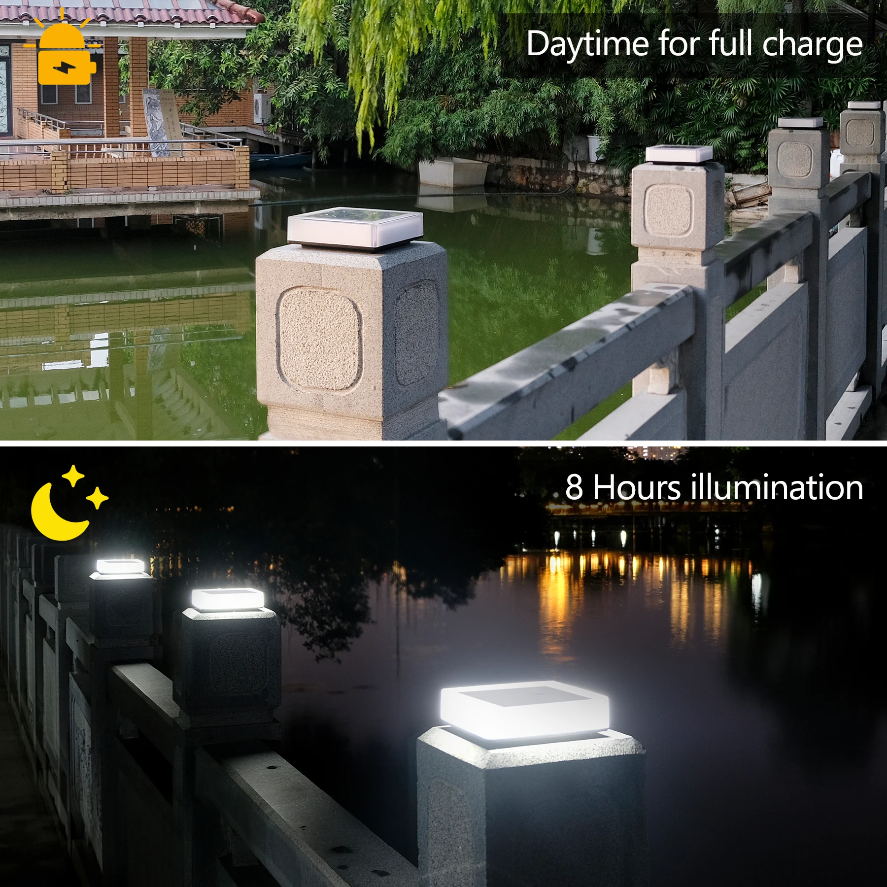 2PCs Solar Power Light IP65 Waterproof Solar LED Light Outdoor Garden Decoration Outdoor Solar Stigma Lights Solar Lamp Fairy