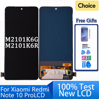 6.67'' AMOLED For Xiaomi Redmi Note 10 Pro LCD Display Touch Screen Digitizer Assembly For Redmi Note10 Pro M2101K6G M2101K6R