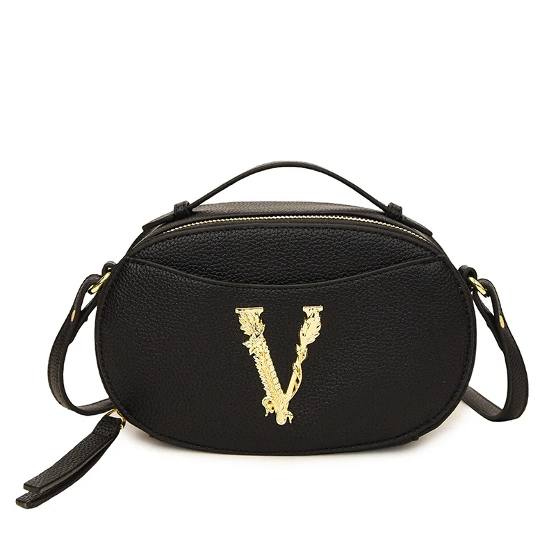 

Chic 2025 Round Shoulder Bag, Premium Soft Leather Crossbody Purse, Designer-Inspired Versatile Bag for Work & Weekend