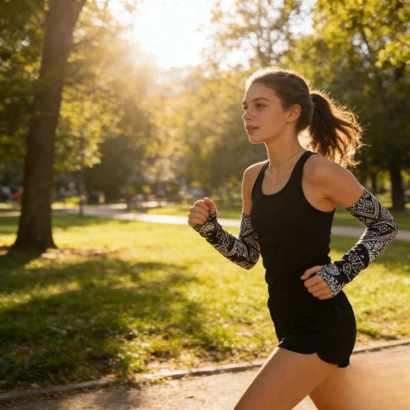 

Versatile Hand Sleeves with Cashew Flower Ice Sleeves for Men, Ins Trendy Ice Sleeves for Men, Summer Sunscreen Sleeves