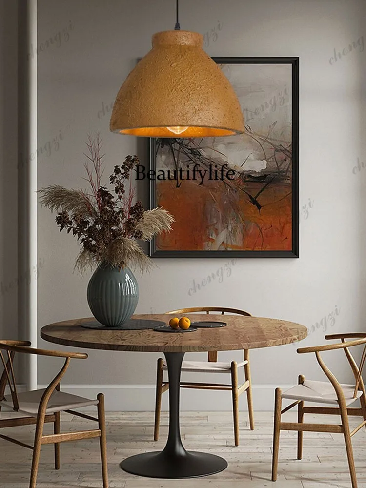 Japanese-style wabi wind chandelier dining room lamp dining table living room bar tea table study bedroom, lamp
