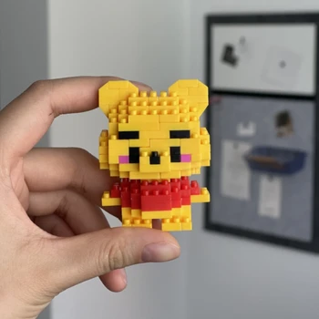 Disney 108 style Stitch LinaBell Hello Kitty Building Blocks Princess Cartoon Figrues Bricks Children's Assembly Toys Model Gift 3