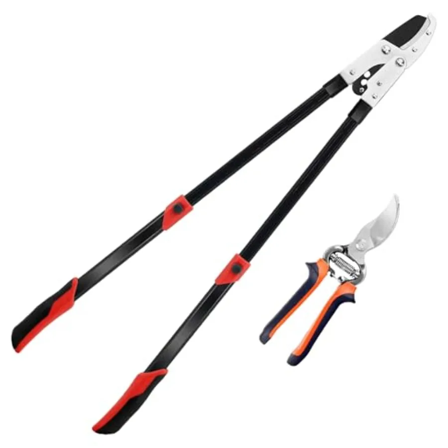 

Loppers Branch Cutter Heavy Duty Tree Trimmer Extendable 28-41" Tree Pruner with Compound Action Tree Cutter with 2 Inch Clean