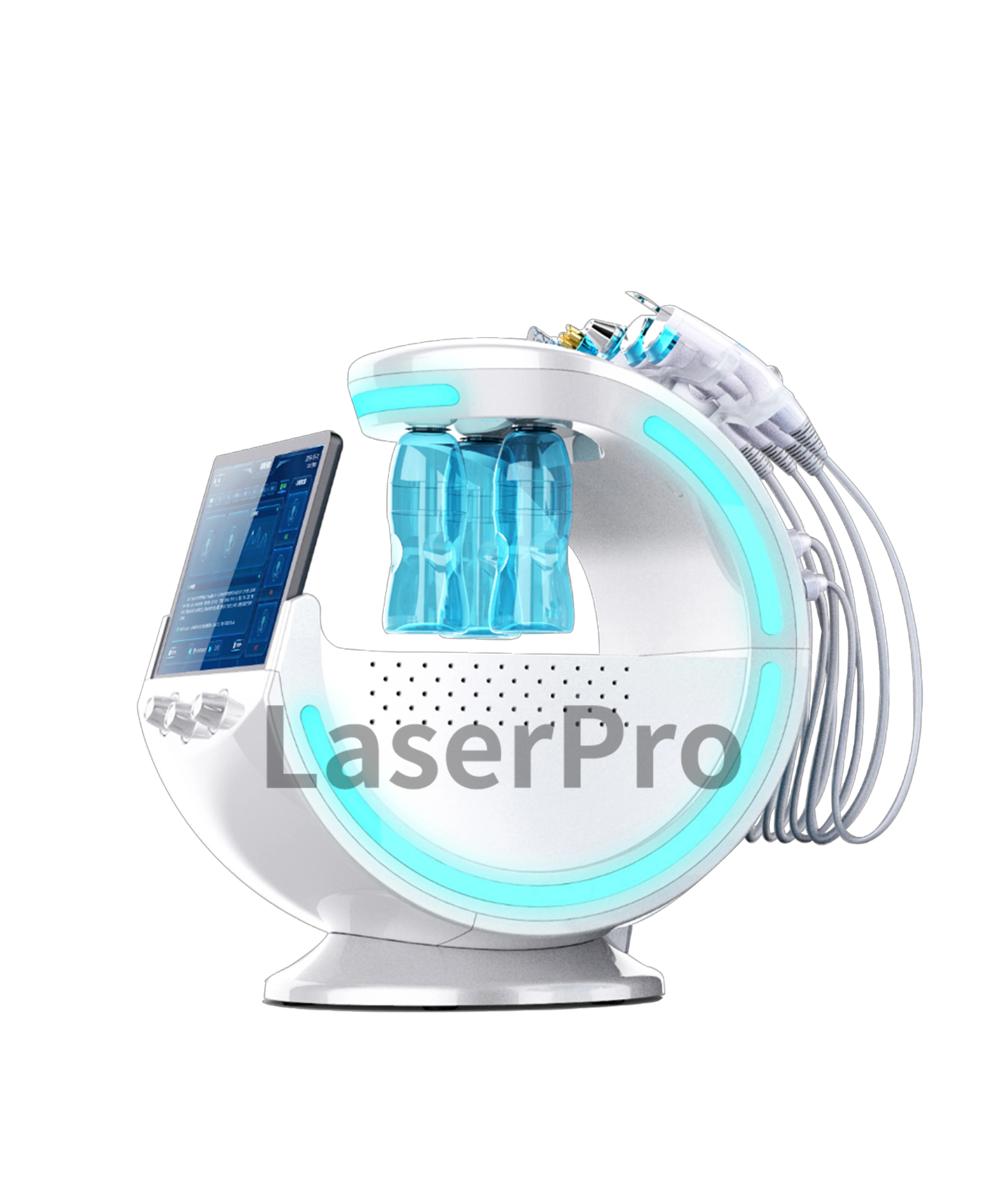 2023  hot sell Hydrofacials Machine 7 In 1 Hydro Facial Dermabrasion Cleansing Ultrasound skin Care analyze Anti-aging Machine