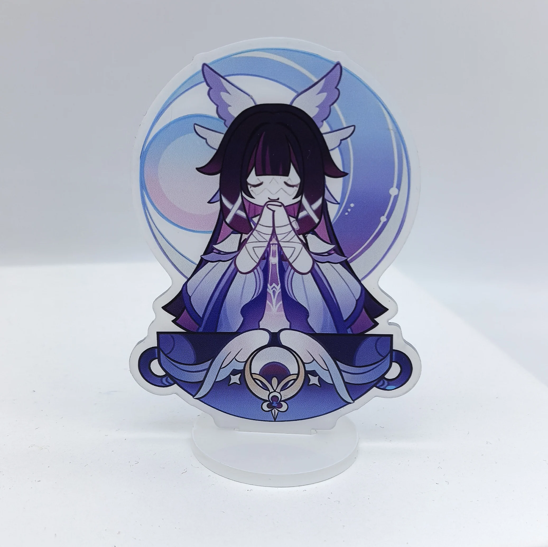 1Pc Anime gra Genshin Impact Sweet Venti Furina karta postaci Cosplay dekoracja stołu akrylowa płyta stojąca prezenty dla chłopców — zdjęcie 3