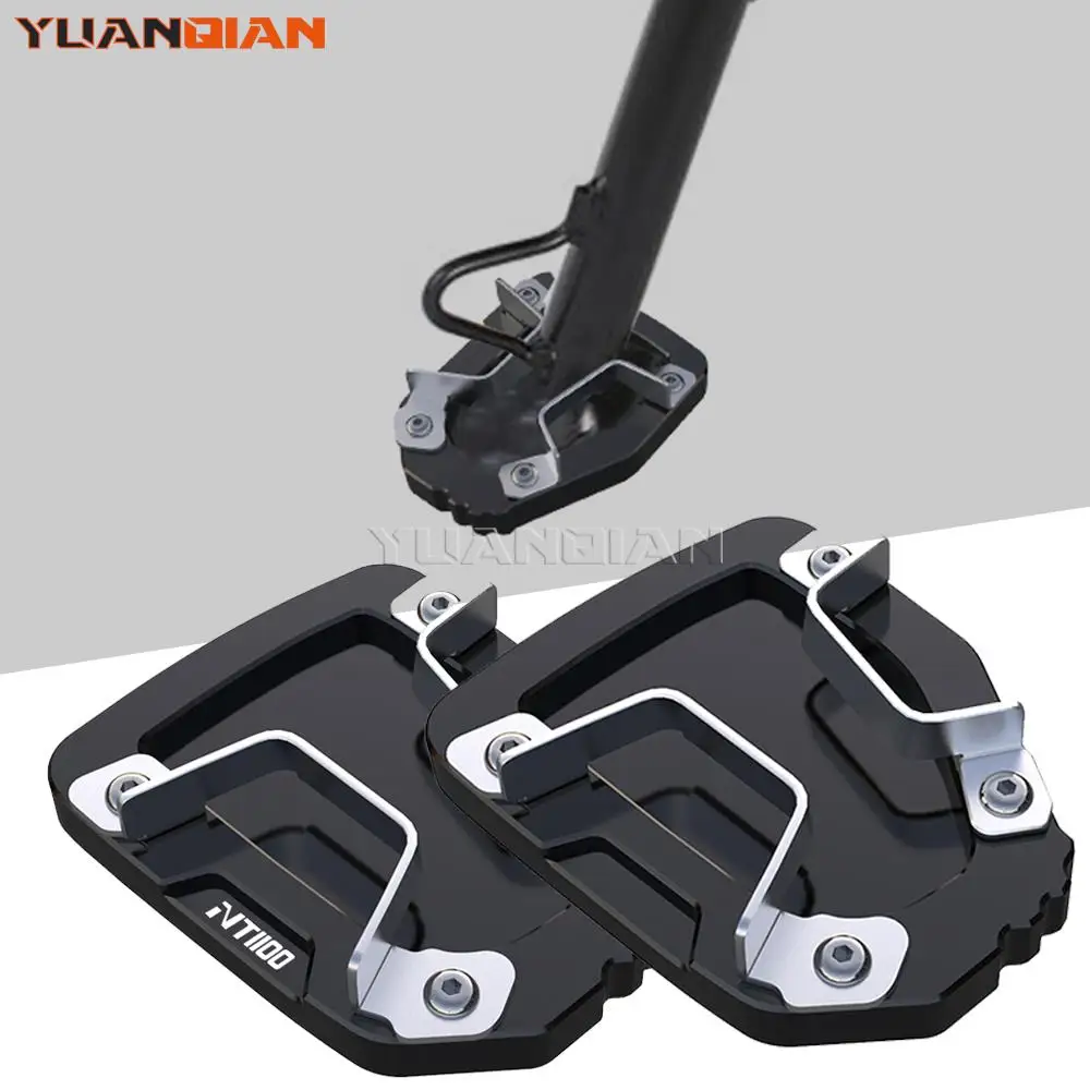 

FOR HONDA NT1100 DCT NT 1100 2022 2023 Motorcycle Accessories CNC Side Stand Enlarger Kickstand Enlarge Plate Foot Extension Pad