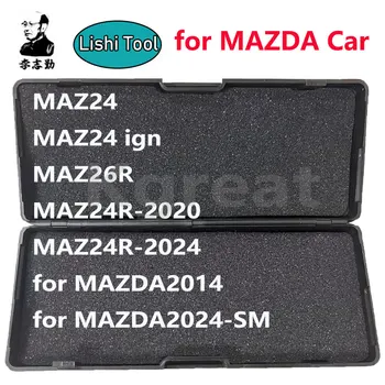 Ferramenta Lishi 2 em 1 2 em 1 MAZ24 MAZ24ign MAZ24R-2020 MAZ24R-2024 MAZ26R para MAZDA2014 para MAZDA2024-SM para Mazda