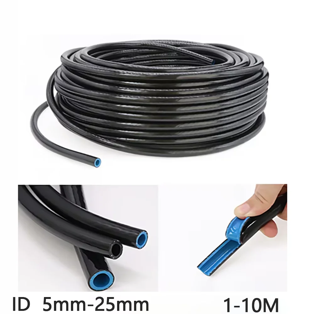 1M - 10M TPU Resin Oil Pipeline Diesel Hose High Temperature Pressure Explosion-Proof Fuel Hoses Inner diameter of hose5~25mm