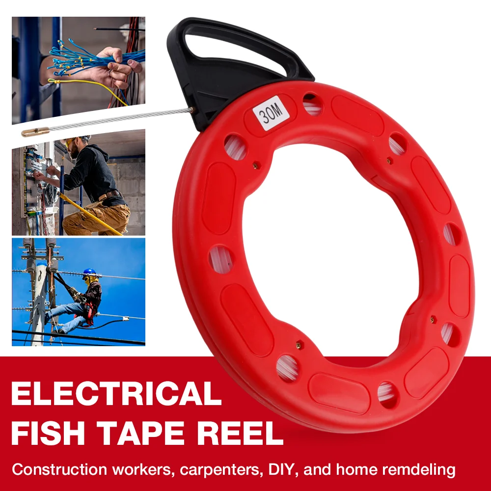 Conventional Reel - 30M Nylon Professional Cable Puller, Fish