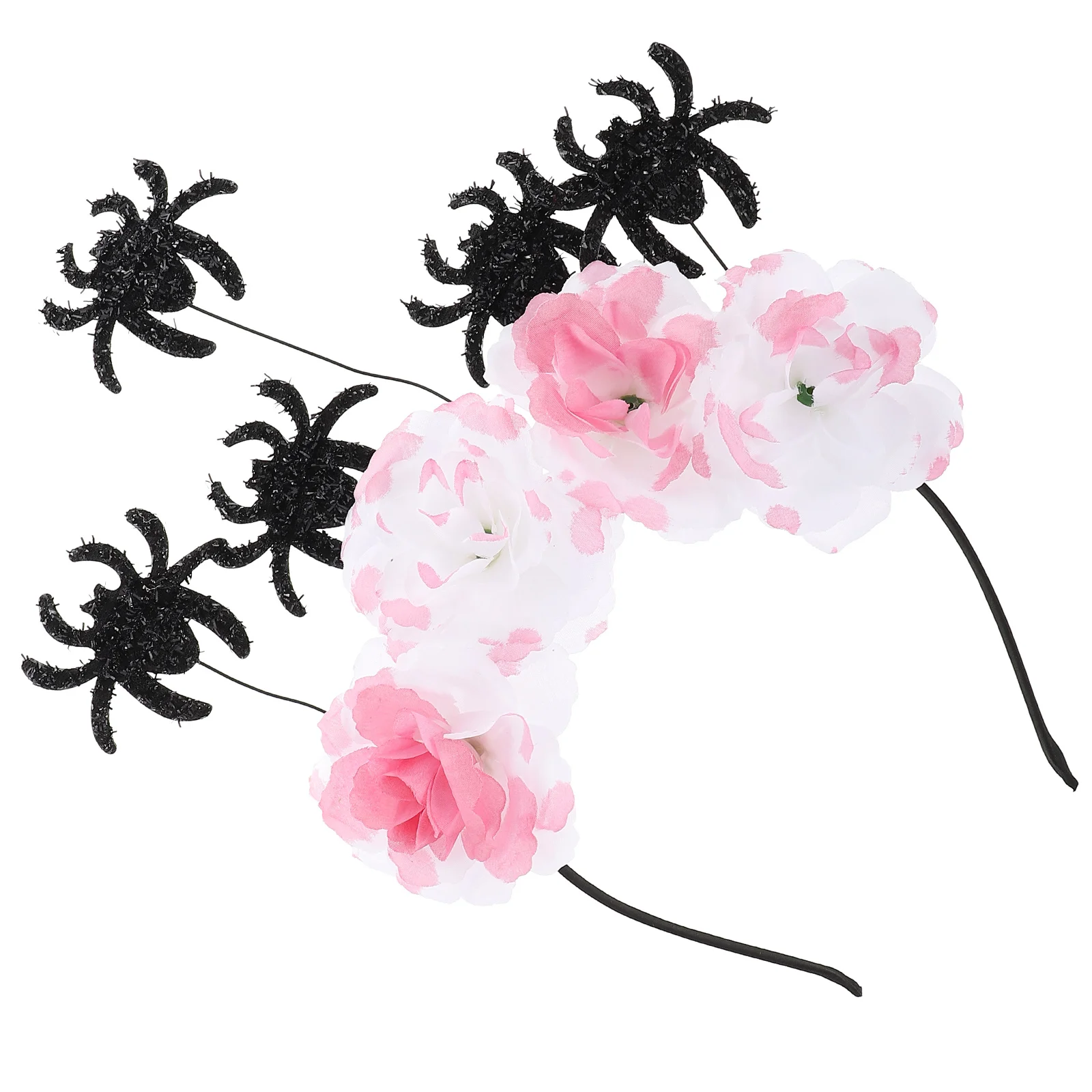 

Halloween Spider Hairband Flower Festival Hair Hoops Lightweight Comfortable Performance Cosplay Party Headband