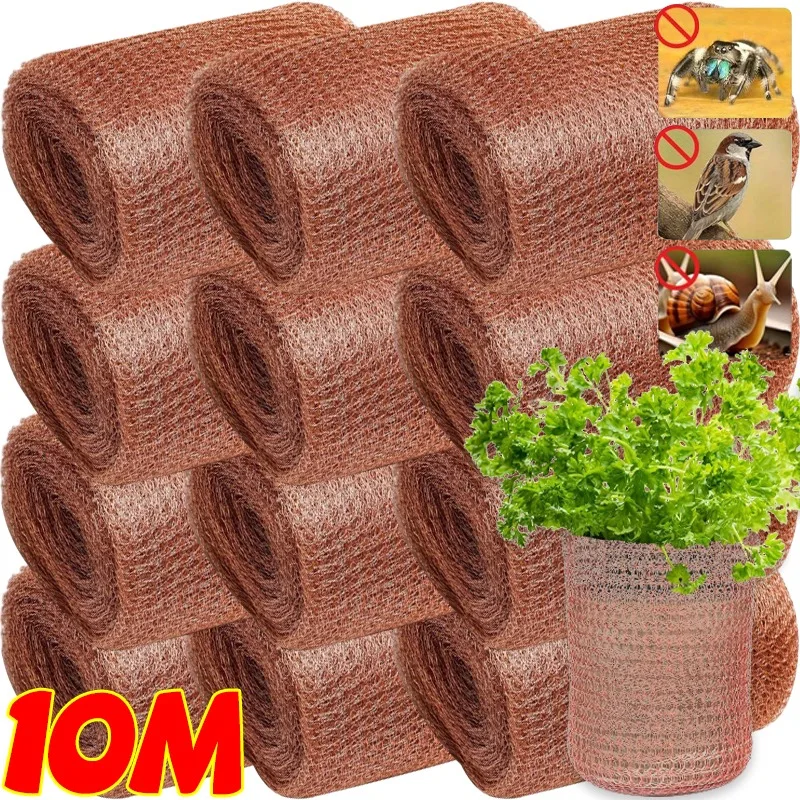 

Copper Mesh Rodent Pest Control Copper Fine Wire Mesh Roll for Rat Snail Slug Birds Insect Control Outdoor Garden Accessories