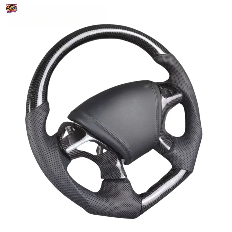 For Infiniti Q60 Q70 Qx70 QX50 Q69 Sport Flat Bottomed Carbon Fiber Steering Wheel Modification and Upgrade Without Airbag