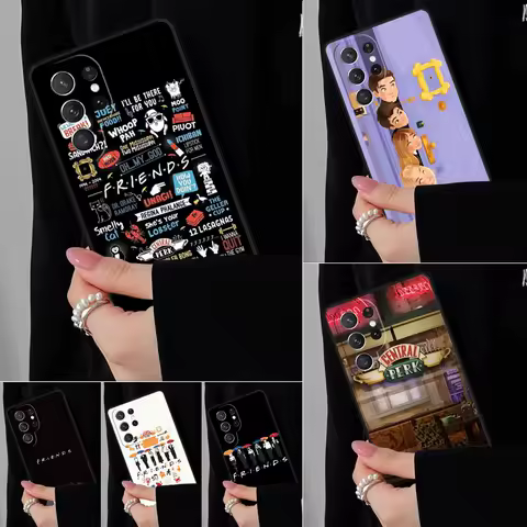 Central Perk Coffee Friends TV Show Phone Case For Samsung Galaxy S25 S24FE S23 S22 S21FE S20 S10 Plus Ultra Note20 10Pro Cover