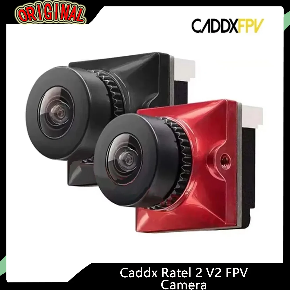

Caddx Ratel 2 V2 FPV Camera | 2.1mm Lens 16:9/4:3 Super WDR 19x19mm PAL/NTSC Switchable for RC Racing Drone
