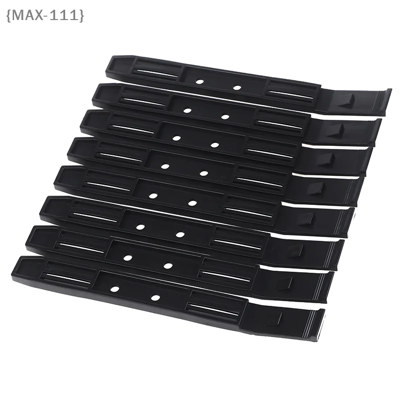 【F2-MAX111】4 Pairs Black Chassis Hard Drive Mounting Desktop Hard Disk Bracket Computer Cooler Mounting Rail HDD Shelf Slider