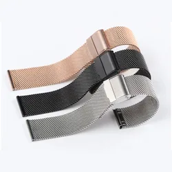 Original Daniel Wellington Strap bracelet Gold Mesh Belt Steel Belt 06 line 12-20mm Stainless Steel Woven Milan Watch Strap