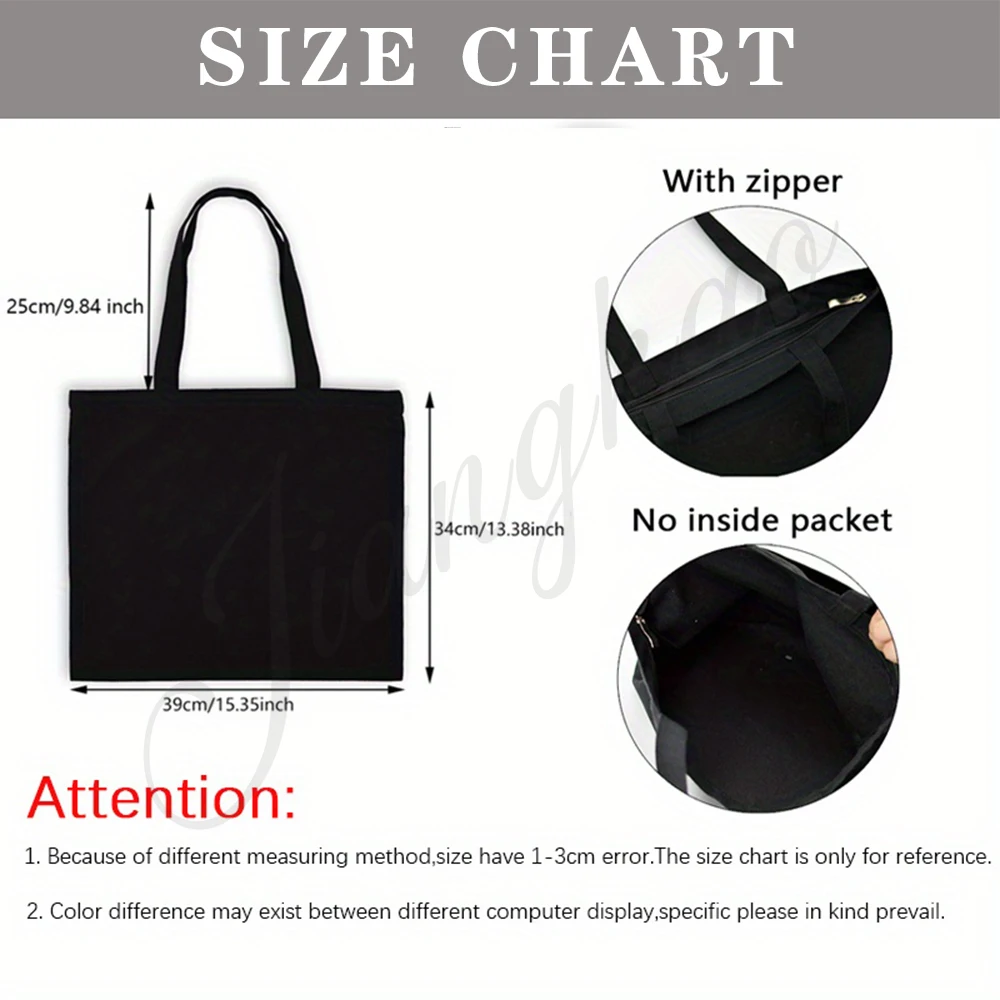 Maitresse Maitre on Vacation Do Not Disturb Printed Tote Bag Travel Shoulder Bags Graduate Teacher's Day Thanks Gift for Teacher