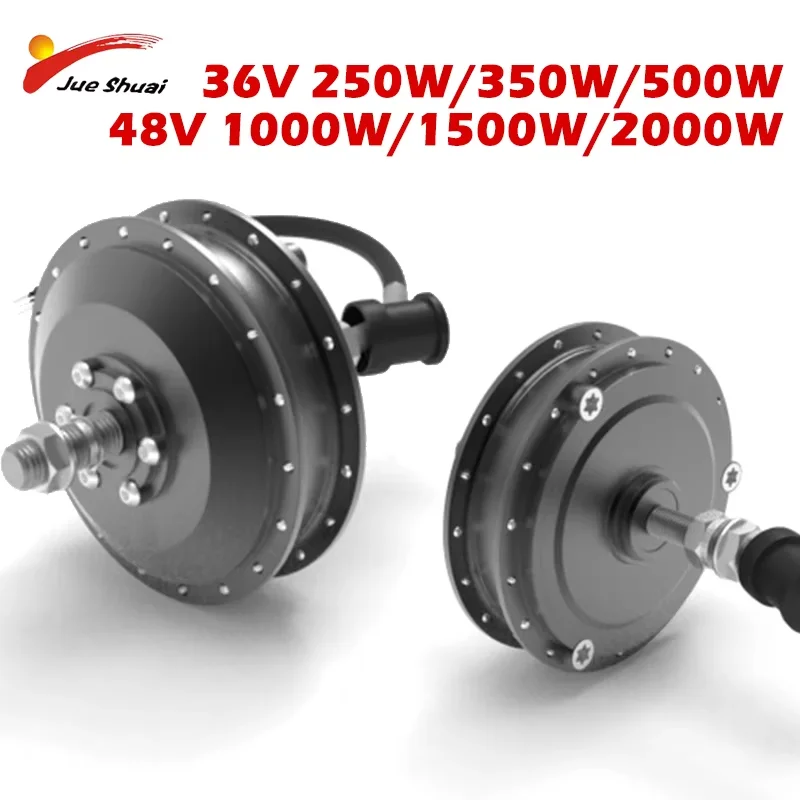 電動自転車ハブホイール,フロントおよびリアホイール,36v,48v,250w